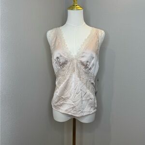 Marciano by Guess Cream Lace Satin Chemise Size 8 New with Tags